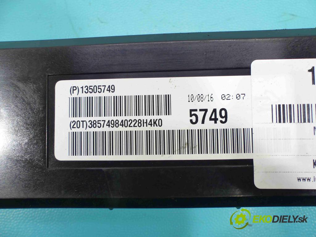 Chevrolet Cruze 1.6 16v 124hp manual 91 kW 1598 cm3 4- modul riadiaca jednotka 13505749 (Ostatné)