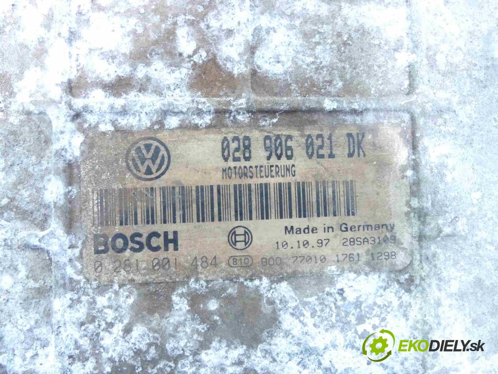 Seat Ibiza II 6K 1993-2002 1.9 TDI 90 HP manual 66 kW 1896 cm3 3- Jednotka riadiaca 0281001484
