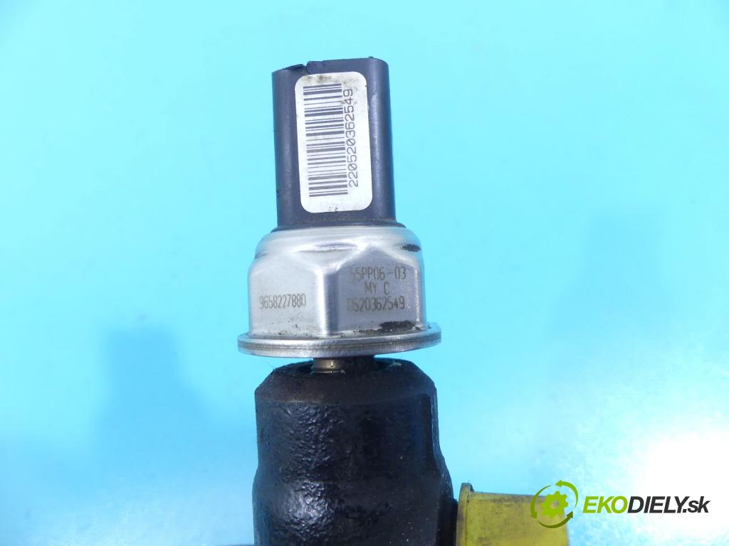 Ford C-Max I 2003-2010 1.6 tdci 109 HP manual 80 kW 1560 cm3 5- lišta vstrekovacia  (Vstrekovacie lišty)