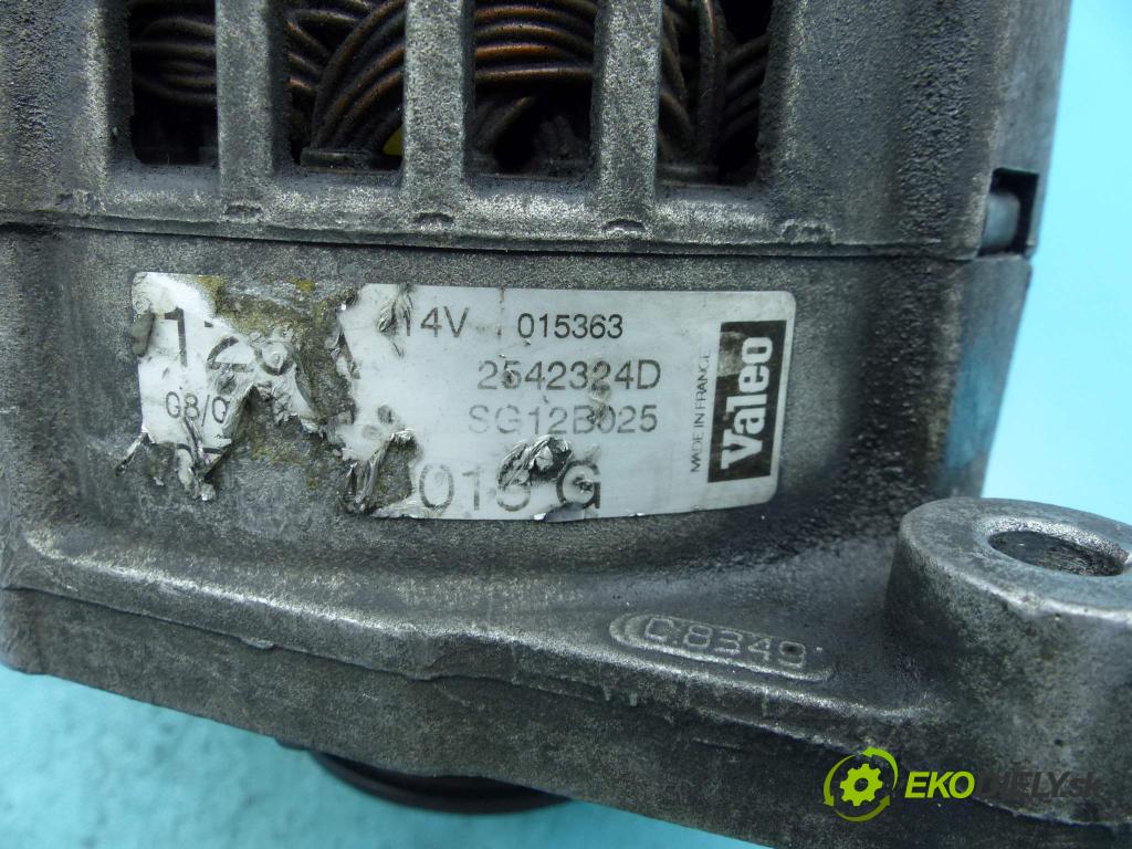 Audi A4 B6 2000-2004 2.5 V6 TDI 155 HP manual 114 kW 2496 cm3 4- Alternator 2542324D (Alternátory)