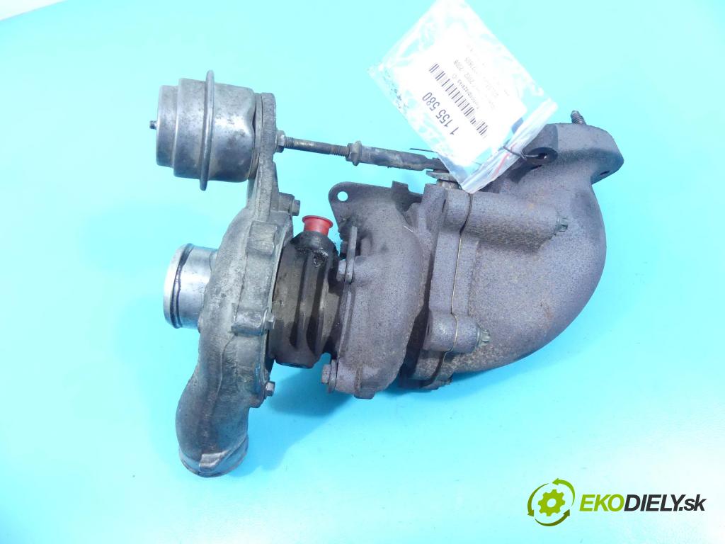 Opel Vectra C 2002-2008 2.0 DTI 101 HP manual 74 kW 1995 cm3 4- turbodúchadlo, turbo 708866-2 (Turbodúchadlá (kompletné))