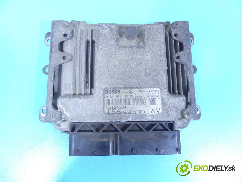 Alfa romeo 156 1.9 JTD 140 HP manual 103 kW 1910 cm3 5- Jednotka riadiaca 0281011425