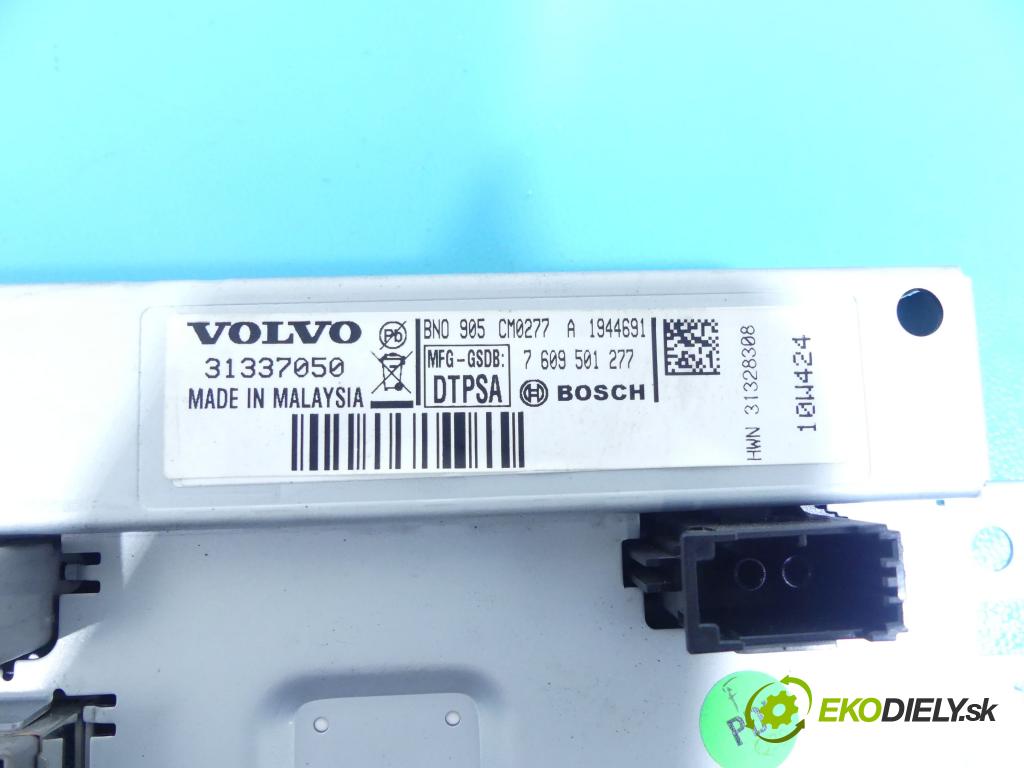 Volvo V60 I 2010-2018 2.0d 163 HP automatic 120 kW 1984 cm3 5- Zobrazit: 31337050 (Prístrojové dosky, displeje)