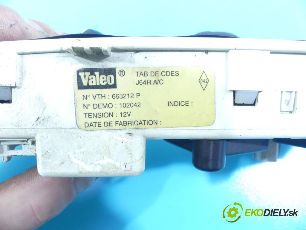 Renault Scenic I 1996-2003 2.0 16V 140 HP manual 103 kW 1998 cm3 5- panel kúrenia 663212P