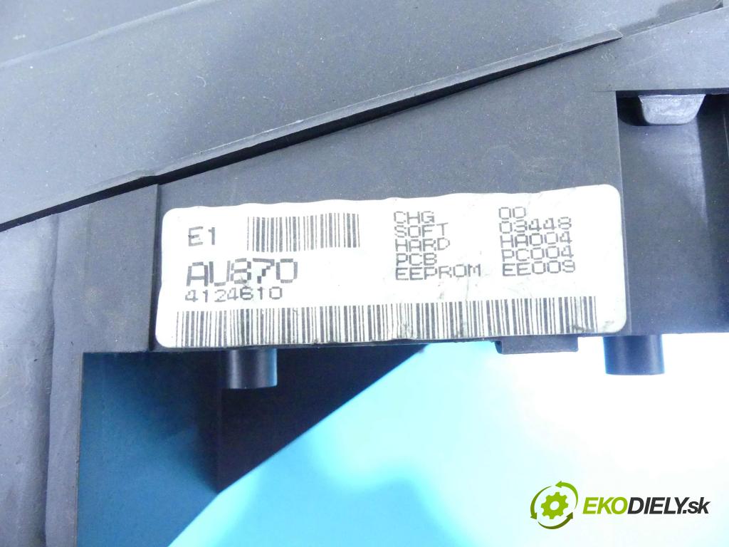Nissan Primera P12 2001-2007 2.0 16V 140 HP manual 103 kW 1998 cm3 5- prístrojovka/ budíky AU870 (Prístrojové dosky, displeje)