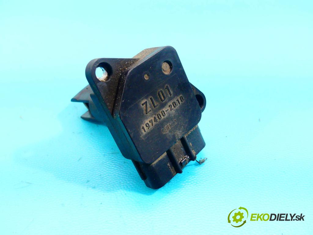 Mazda 6 I GG 2002-2007 1.8 16v 120 HP manual 88 kW 1798 cm3 4- průtokoměr: 197400-2010 (Váhy vzduchu)