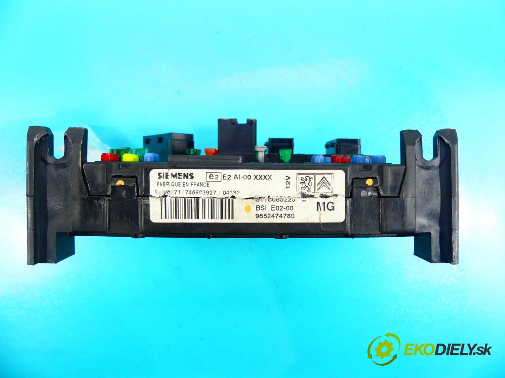 Peugeot 206 2.0 HDI 90 HP manual 66 kW 1997 cm3 3- modul riadiaca jednotka 9652474780 (Ostatné)