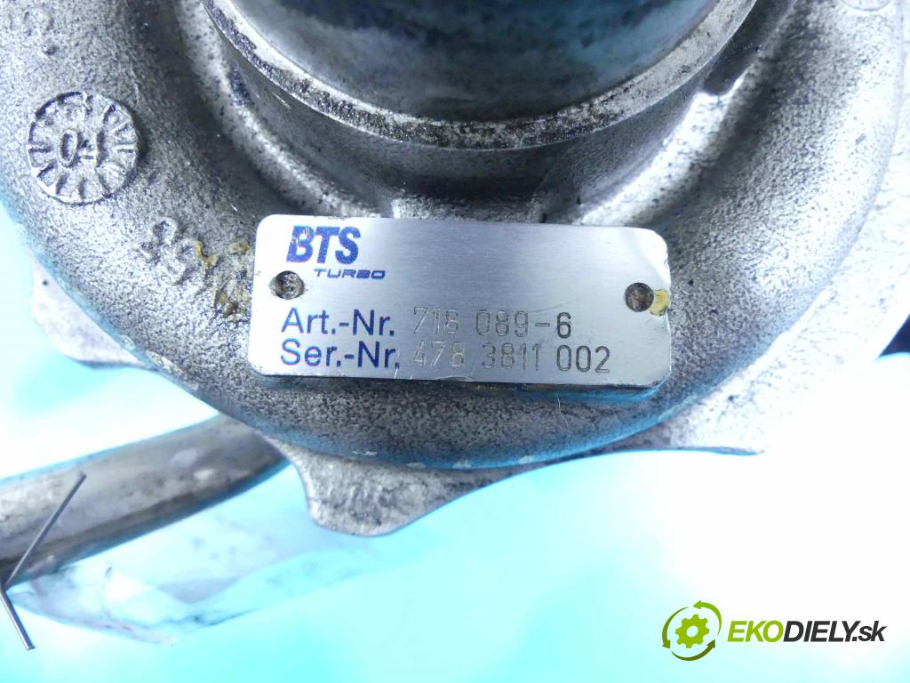 Renault Espace IV 2003-2014 2.2 dci 150 hp manual 110 kW 2188 cm3 5- Turbodmychadlo 718089-6 (Turbodúchadla (kompletní))