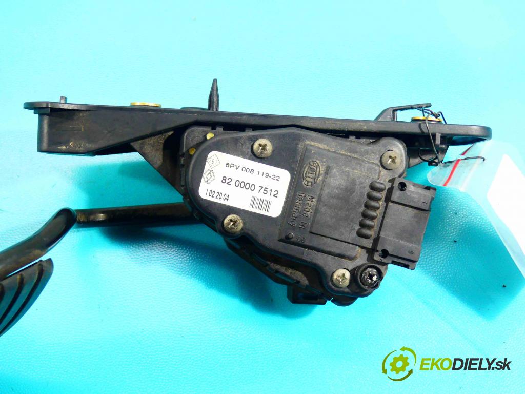 Renault Espace IV 2003-2014 2.2 dci 150 HP manual 110 kW 2188 cm3 5- pedále 8200007512 (Pedále)