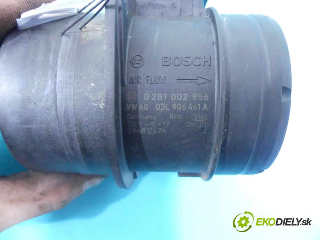 Vw Transporter T5 2003-2015 2.0 TDI 102 HP manual 75 kW 1968 cm3 5- průtokoměr: 0281002956 (Váhy vzduchu)