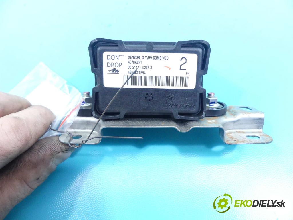 Mitsubishi Lancer VIII 2007-2016 1.8 16V 143 hp manual 105 kW 1798 cm3 5- snímač ESP 4670A281