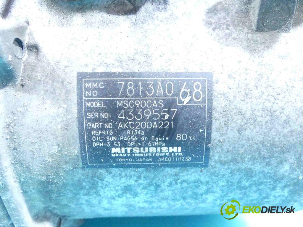 Mitsubishi Lancer VIII 2007-2016 1.8 16V 143 HP manual 105 kW 1798 cm3 5- čerpadlo klimatizácie MSC90CAS