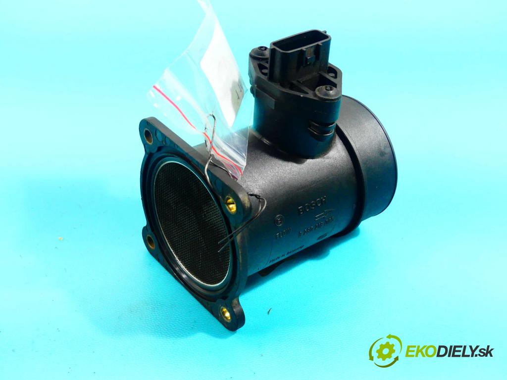 Nissan Almera N16 2000-2006 1.5 16v 90 HP manual 66 kW 1498 cm3 5- průtokoměr: 0986280232 (Váhy vzduchu)