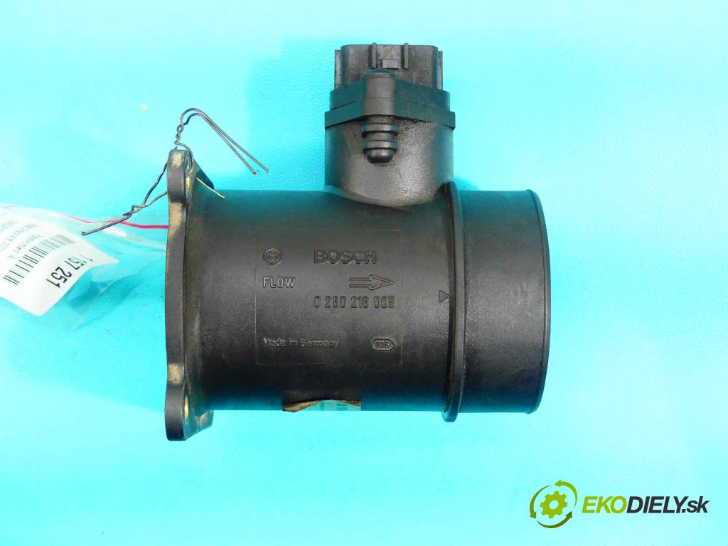 Nissan Almera N16 2000-2006 1.5 16v 90 HP manual 66 kW 1498 cm3 5- průtokoměr: 0986280232 (Váhy vzduchu)