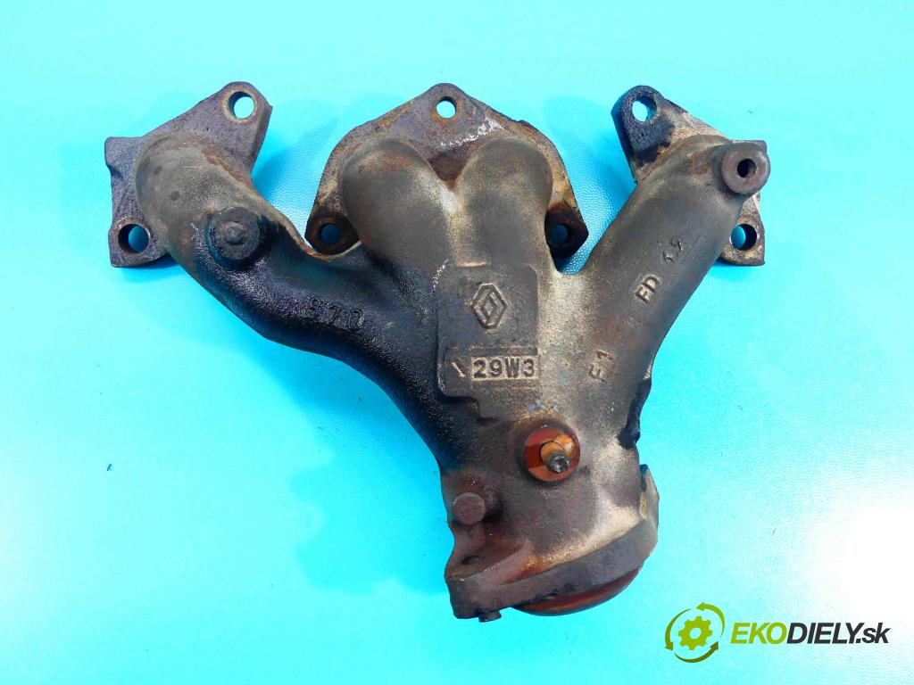 Renault Thalia I 1998-2009 1.4 8v 75 hp manual 55 kW 1390 cm3 4- potrubí výfuk  (Výfukové potrubí)