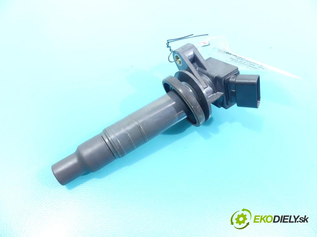 Toyota Auris I 2006-2013 1.4 VVT-i: 97KM manual 71 kW 1398 cm3 5- cievka zapaľovacia 90919-02239 (Zapaľovacie cievky, moduly)