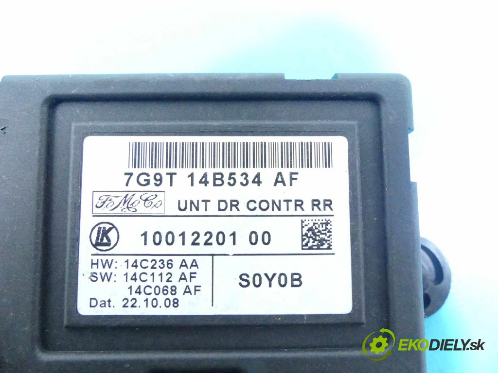 Ford Mondeo Mk4 2007-2014 2.0 16V 145 HP manual 107 kW 1999 cm3 5- modul riadiaca jednotka 7G9T14B534AF (Ostatné)