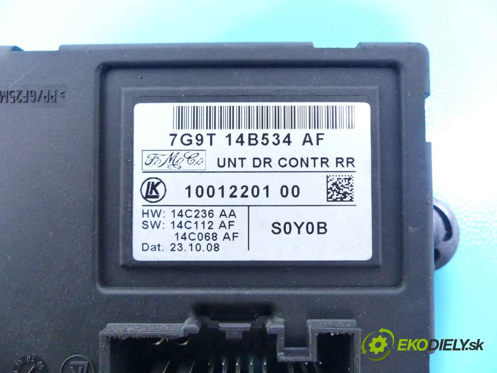 Ford Mondeo Mk4 2007-2014 2.0 16V 145 HP manual 107 kW 1999 cm3 5- modul riadiaca jednotka 7G9T14B534AF (Ostatné)