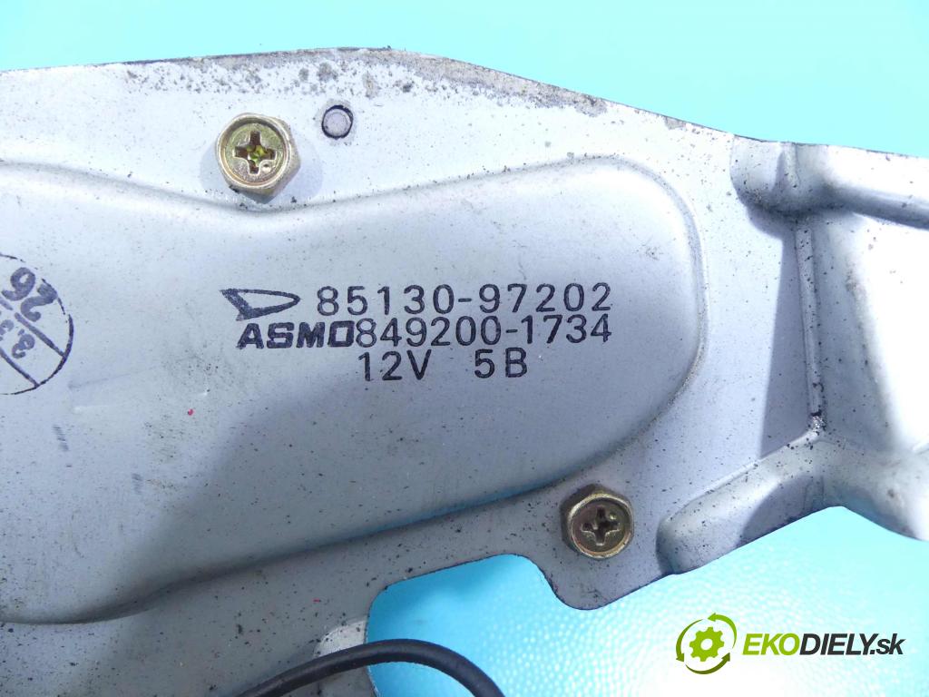 Daihatsu Cuore 1.0 12V 55 HP manual 40,5 kW 989 cm3 5- motor stieračov zadné 85130-97202
