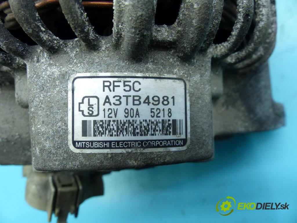 Mazda 6 I GG 2002-2007 2.0 citd 136 HP manual 100 kW 1998 cm3 5- Alternator A3TB4981 (Alternátory)