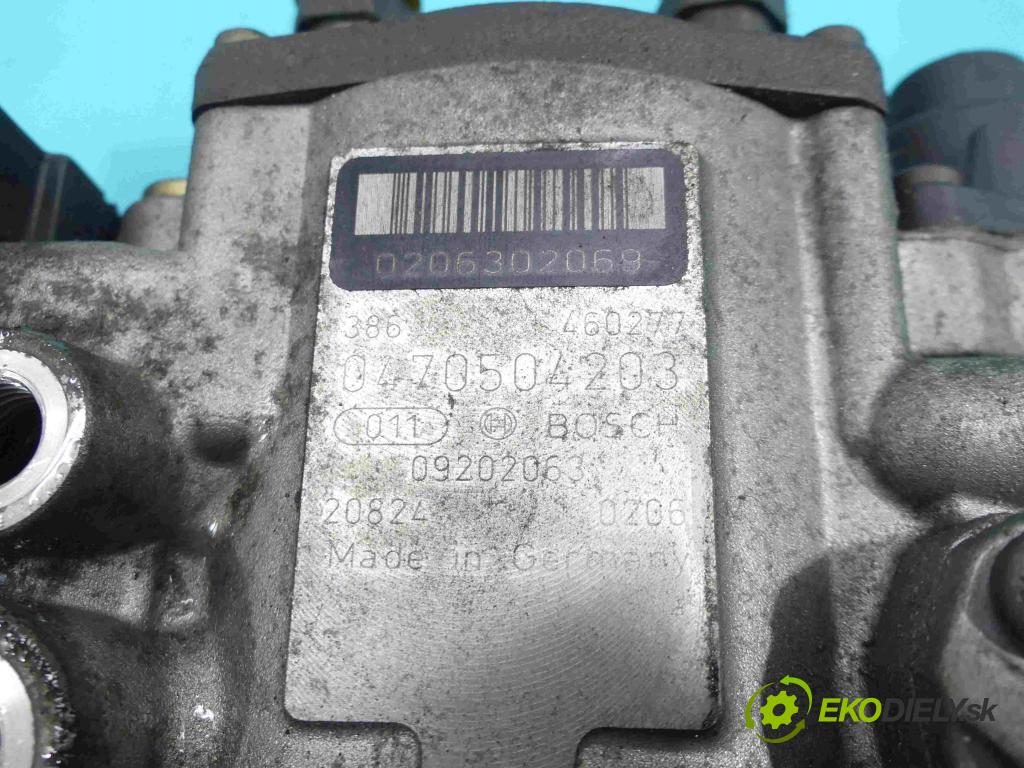 Opel Zafira A 1999-2005 2.0 DTI 101 hp manual 74 kW 1995 cm3 5- čerpadlo vstřikovací 0470504203 (Vstřikovací čerpadla)