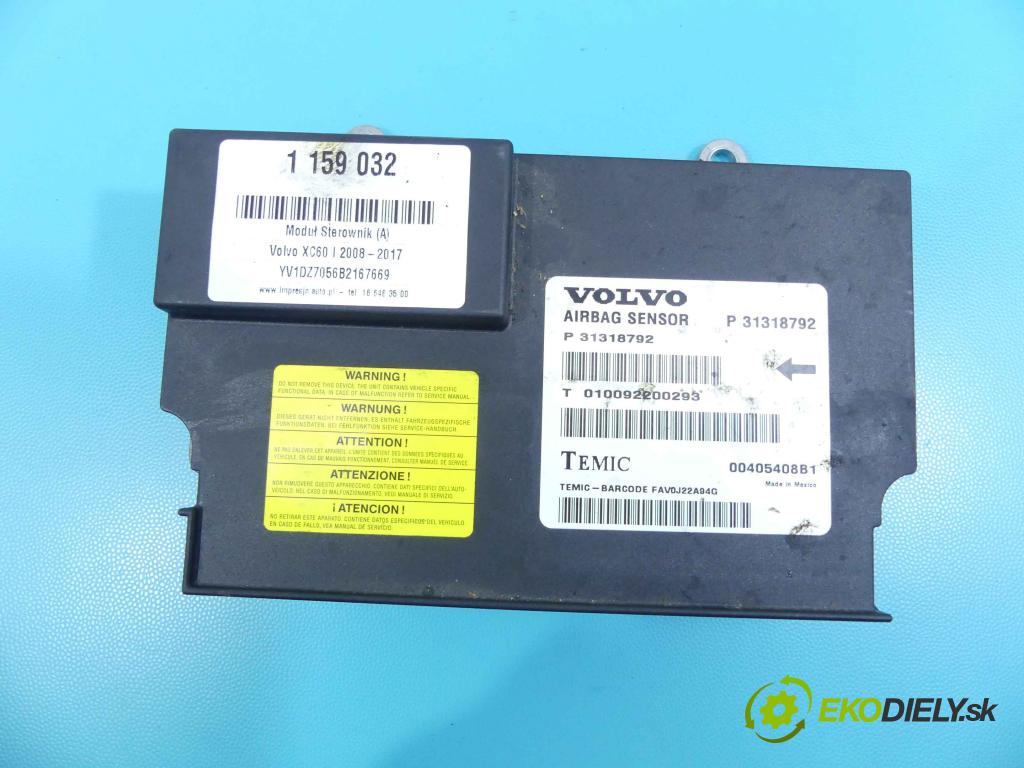 Volvo XC60 I 2008-2017 2.4d 205hp automatic 151 kW 2400 cm3 5- modul riadiaca jednotka 31318792 (Ostatné)