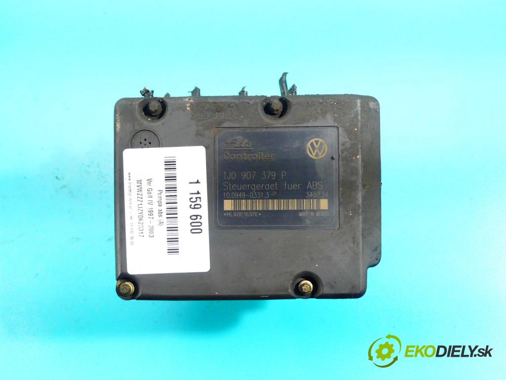 Vw Golf IV 1997-2003 1.9 TDI 110 HP manual 81 kW 1896 cm3 5- čerpadlo abs 1J0907379P (Pumpy ABS)