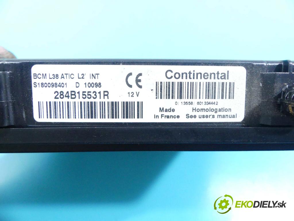 Renault Fluence 1.5 DCI 106 HP manual 78 kW 1461 cm3 4- modul riadiaca jednotka S180098401D (Ostatné)