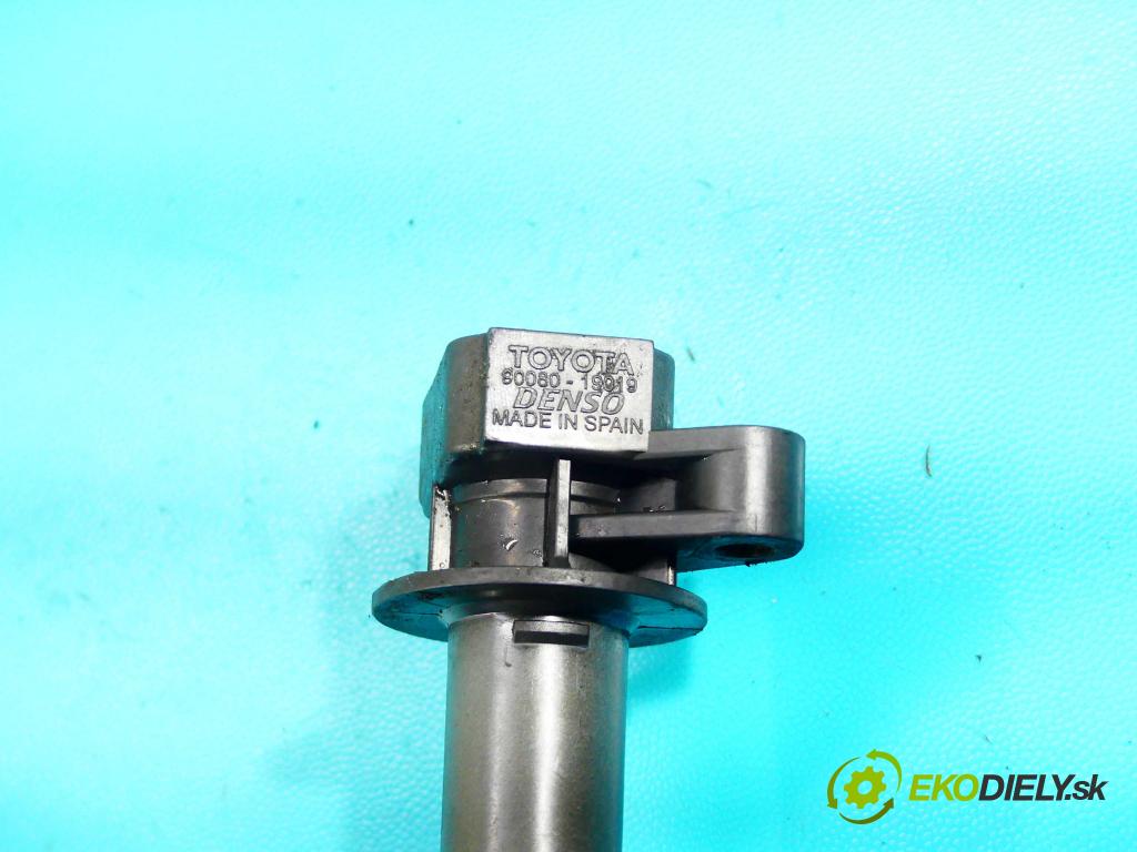 Toyota Avensis I T22 1997-2003 1.8 VVTI 129 HP manual 95 kW 1794 cm3 5- cievka zapaľovacia 90080-19019 (Zapaľovacie cievky, moduly)