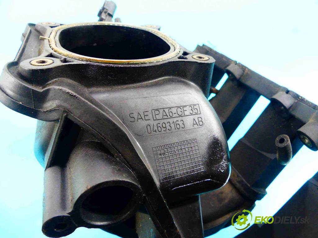 Chrysler Pt cruiser 1.6 16V 116 HP manual 85 kW 1598 cm3 5- zvod nasávací 04693163AB (Sacie potrubia)