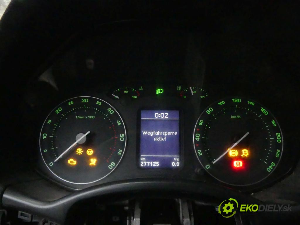 Skoda Octavia II 2004-2013 2.0 TDI 140 HP manual 103 kW 1968 cm3 5- prístrojovka/ budíky 1Z0920841D (Prístrojové dosky, displeje)