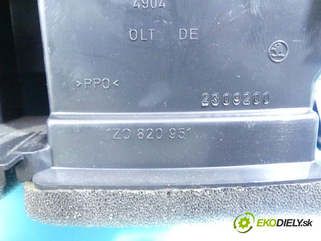 Skoda Octavia II 2004-2013 2.0 TDI 140 hp manual 103 kW 1968 cm3 5- Mřížka: topení 1Z0820951
