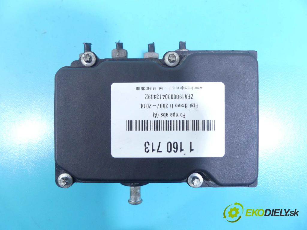 Fiat Bravo II 2007-2014 1.6 JTD 105 HP manual 77 kW 1598 cm3 5- čerpadlo abs 0265231928 (Pumpy ABS)