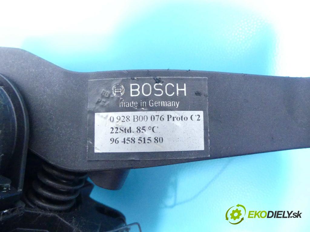 Peugeot 307 2.0 HDI 107 HP manual 79 kW 1997 cm3 5- pedále 0280752235 (Pedále)