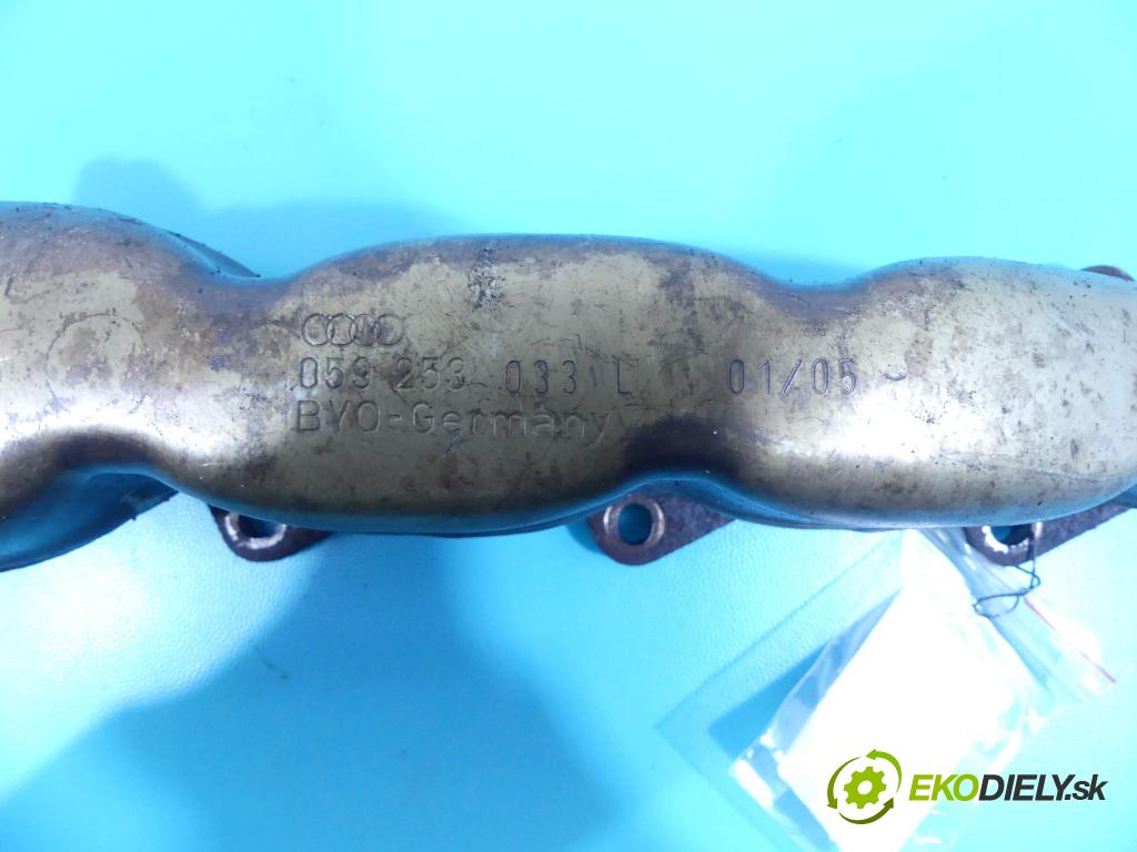 Audi A4 B7 2004-2008 3.0 TDI 204 hp automatic 150 kW 2967 cm3 5- potrubí výfuk 059253033L (Výfukové potrubí)