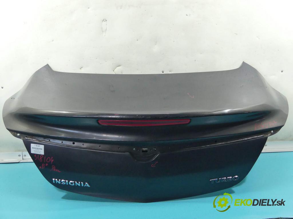 Opel Insignia A 2008-2017 2.0 T 220KM manual 162 kW 1998 cm3 4- zadní kufrové dveře  (Zadní kapoty)