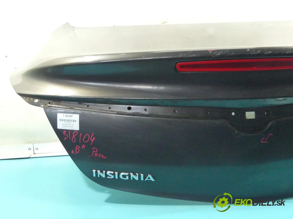 Opel Insignia A 2008-2017 2.0 T 220KM manual 162 kW 1998 cm3 4- zadní kufrové dveře  (Zadní kapoty)