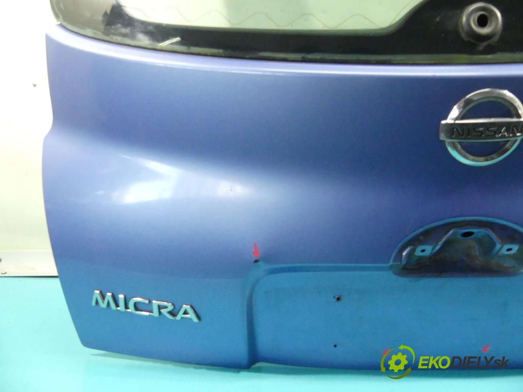 Nissan Micra K12 2003-2010 1.5 DCI 82 HP manual 60 kW 1461 cm3 5- zadna kufor (Zadné kapoty)