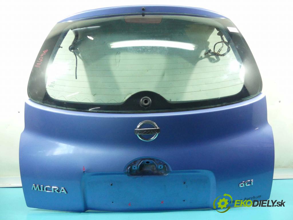Nissan Micra K12 2003-2010 1.5 DCI 82 HP manual 60 kW 1461 cm3 5- zadna kufor (Zadné kapoty)