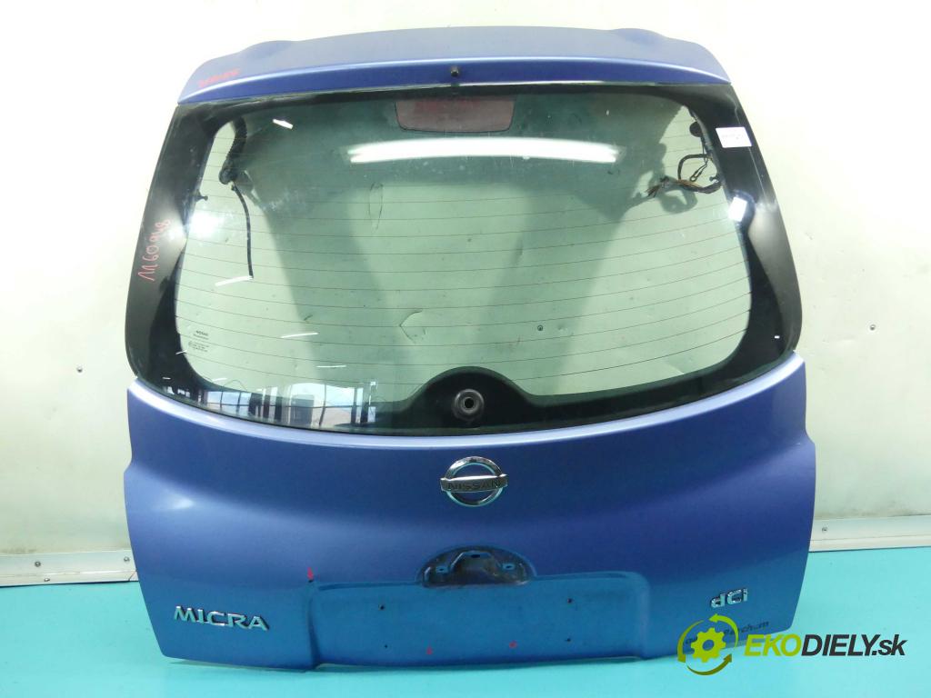 Nissan Micra K12 2003-2010 1.5 DCI 82 HP manual 60 kW 1461 cm3 5- zadna kufor (Zadné kapoty)
