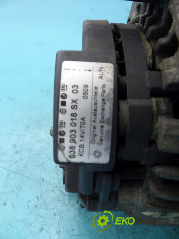 Vw Golf IV 1997-2003 1.6 SR 101 hp manual 74 kW 1595 cm3 5- Alternator 038903018SX (Alternátory)