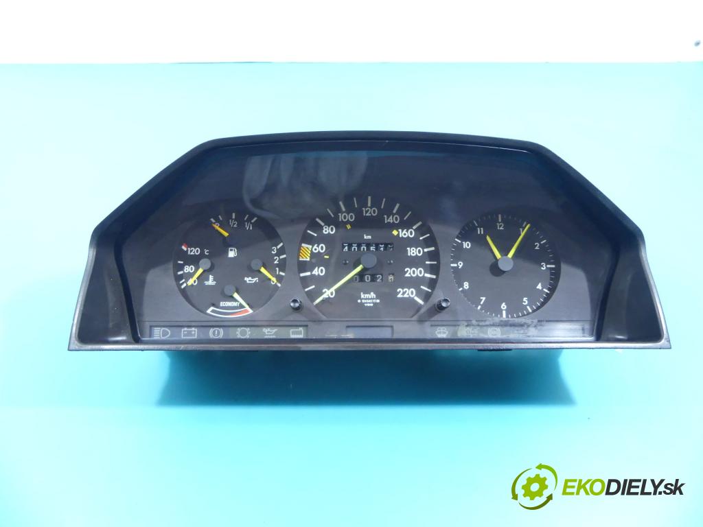 Mercedes 124 2.0b 136 HP manual 100 kW 2000 cm3 4- prístrojovka/ budíky 1245408947 (Prístrojové dosky, displeje)