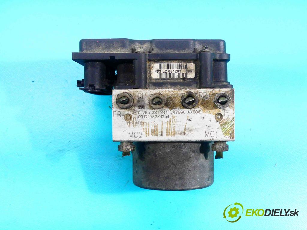 Nissan Micra K12 2003-2010 1.5 DCI 82 HP manual 60 kW 1461 cm3 5- čerpadlo abs 0265800319 (Pumpy ABS)