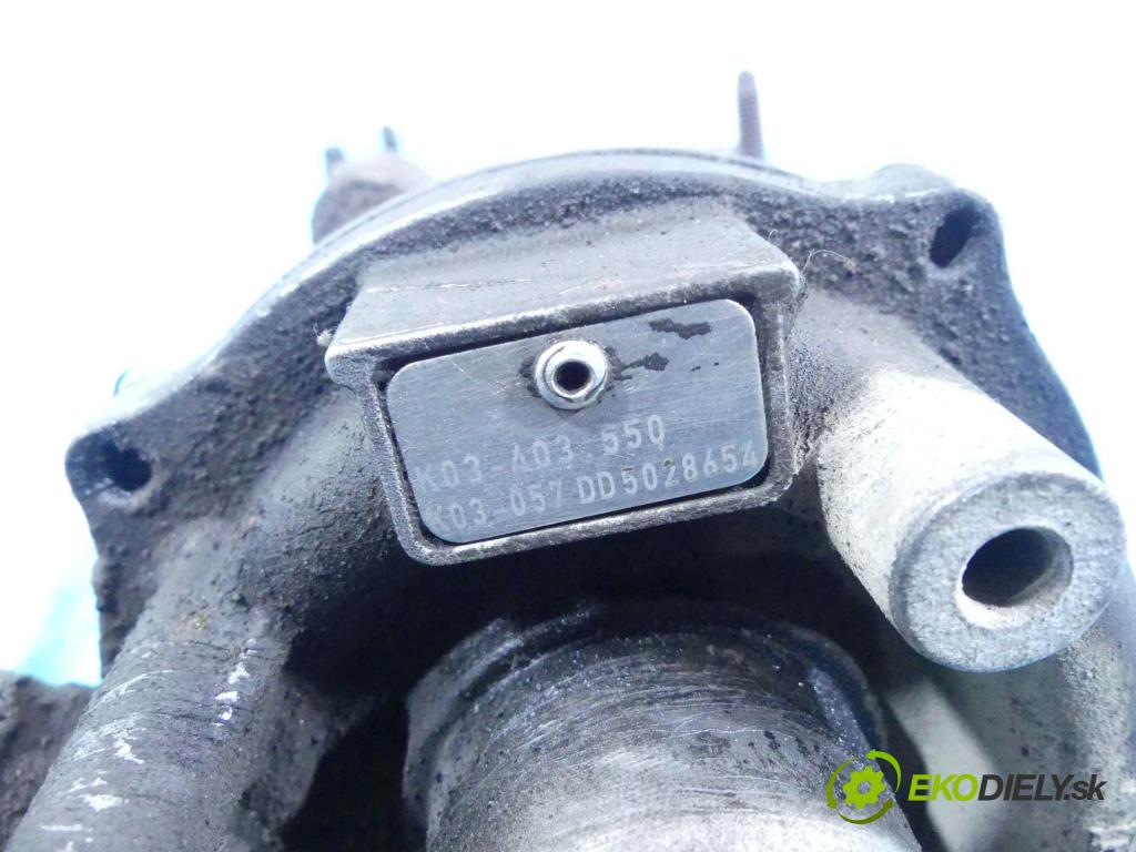 Peugeot 307 2.0 HDI 107 HP manual 79 kW 1997 cm3 5- turbodúchadlo, turbo K03-057 (Turbodúchadlá (kompletné))