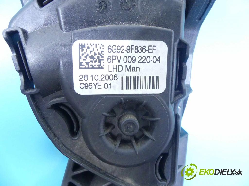 Land rover Freelander II 2006-2014 2.2 TD4 160 HP manual 118 kW 2179 cm3 5- pedále 6PV009220-04 (Pedále)