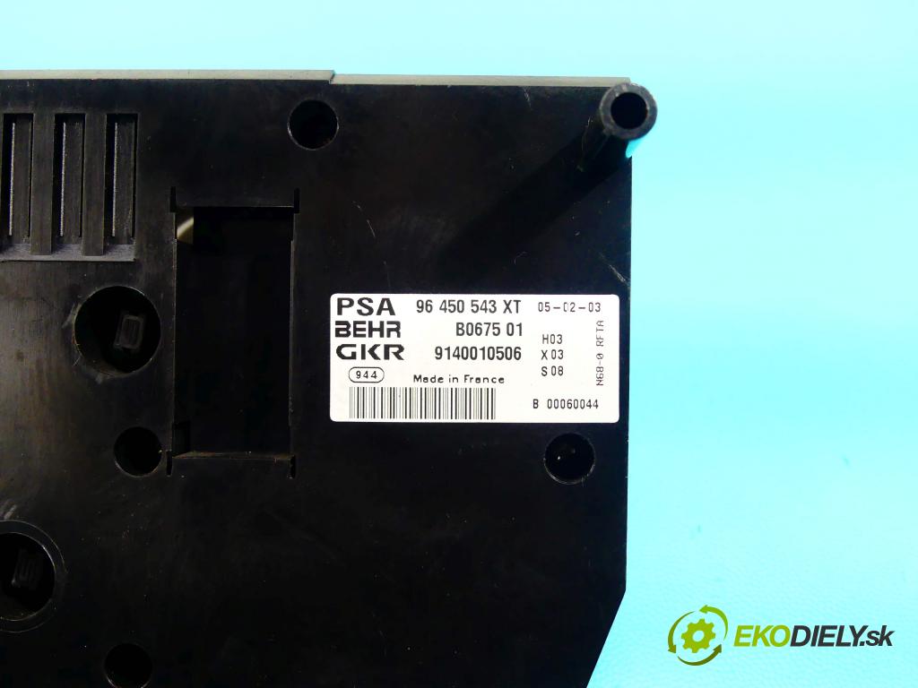 Citroen Xsara Picasso 2.0 16V 136 HP automatic 100 kW 1997 cm3 5- panel kúrenia 96450543XT