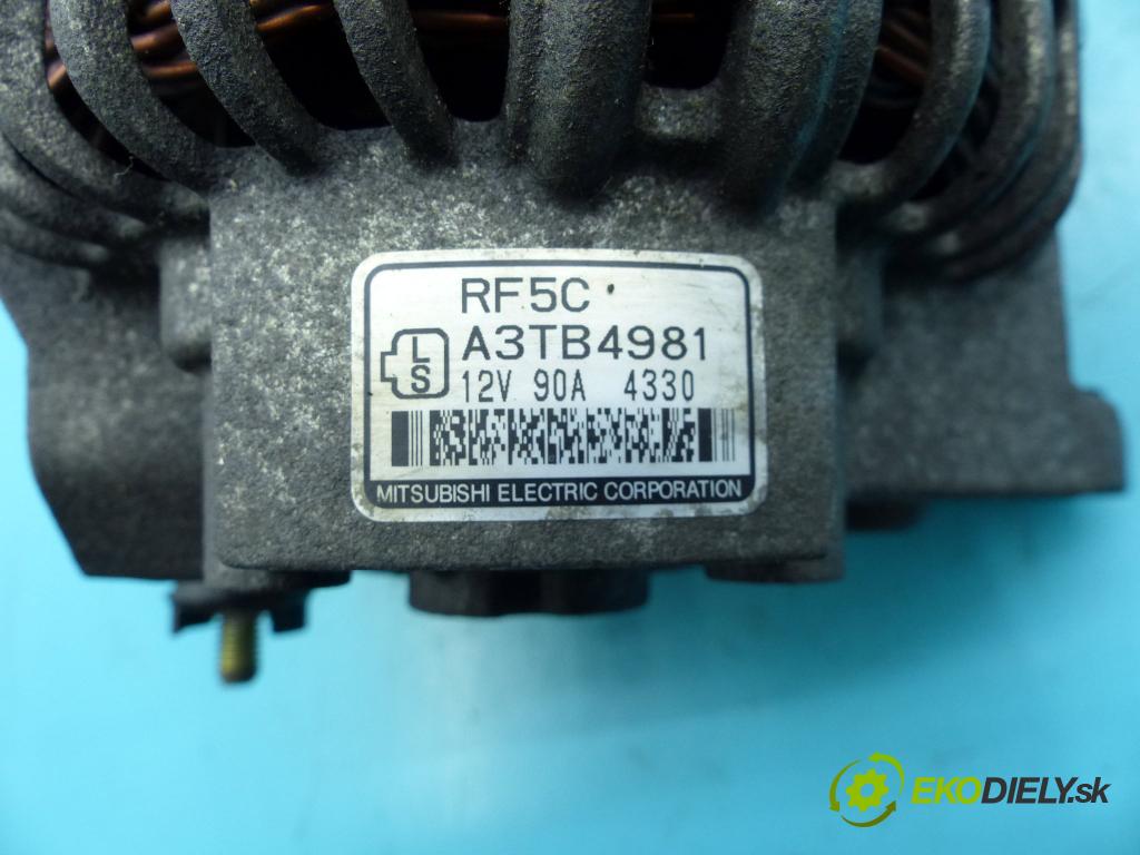 Mazda 6 I GG 2002-2007 2.0 CITD 136 HP manual 100 kW 1998 cm3 5- Alternator A3TB4981 (Alternátory)