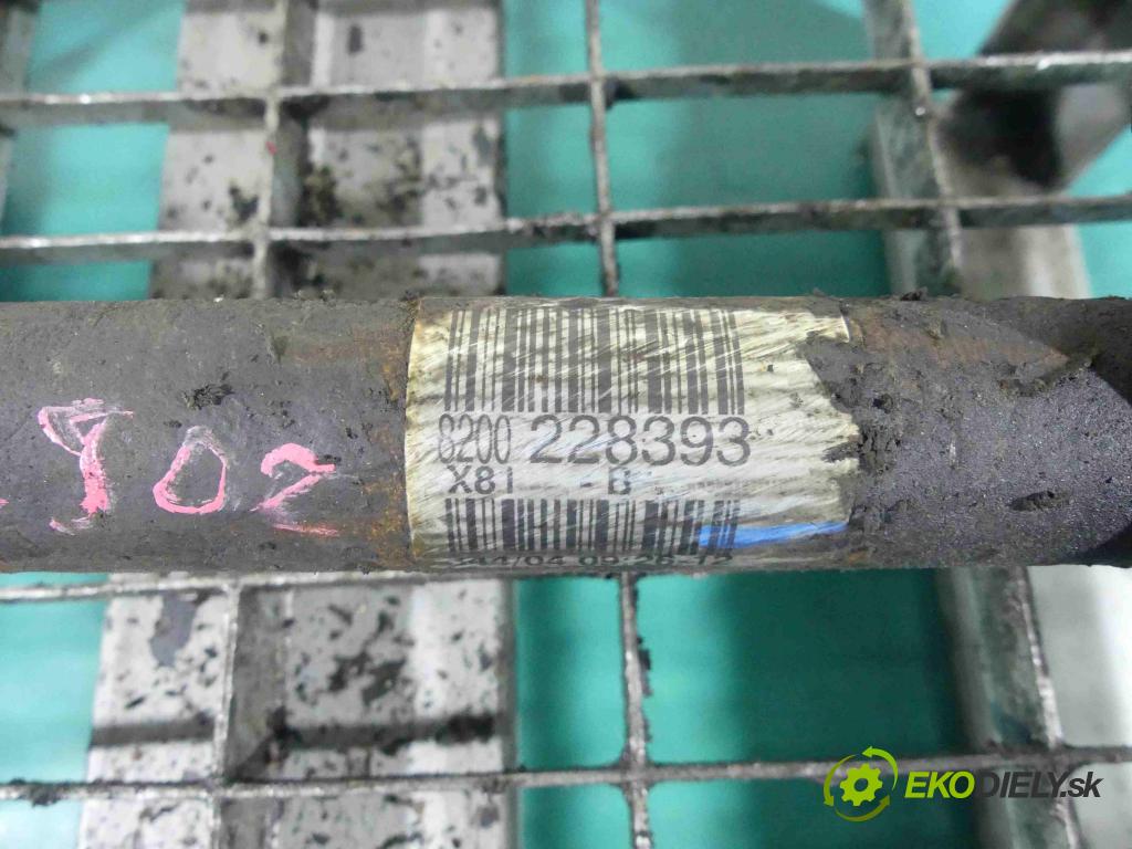 Renault Espace IV 2003-2014 1.9 dci 120 HP manual 88 kW 1870 cm3 5- poloos ľavé 8200228393 (Poloosy)