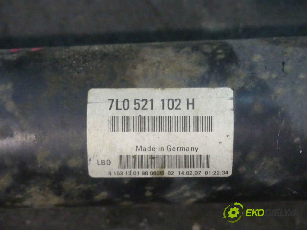 Porsche Cayenne I 2002-2010 4.5 V8 340KM: automatic 250 kW 4511 cm3 5- Hřídel: jízda: 7L0521102H (Kardaňové hriadele)