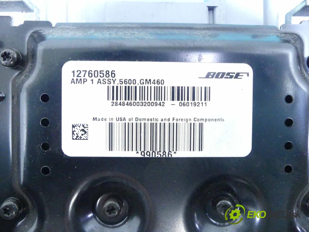 Cadillac BLS 05-10 2.0 T 175 HP manual 129 kW 1998 cm3 4- Zesilovač: 12760586 (Zosilňovače)